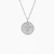 David Yurman Gold Diamond Initial T Disc Pendant Necklace