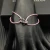 David Yurman Pink Double Ring Sterling Silver Nylon Cord Bracelet