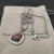 David Yurman 14mm Cushion-Cut Center Stone Necklace with Purple Pavé