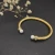 David Yurman 5mm Gold Cable Cuff Bracelet with Diamond-Accented Pearl