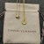 David Yurman Silver Diamond Letter N Round Pendant Necklace, Length 42cm + 3cm + 3cm