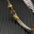 David Yurman 5mm Gold Pavé Hook Head Bracelet