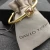 David Yurman Gold Tone 4mm Cable Square Purple Champagne Diamond Cuff Bracelet