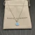 David Yurman Sterling Silver 17.8mm Round Pavé Turquoise Necklace