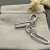 David Yurman Silver Four-Ring Earrings, 53.5mm Length