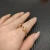 David Yurman 2.3mm Gold Renaissance Red Diamond Pavé Ring