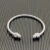 David Yurman Silver 4mm Cable Diamond Lattice Cuff Bracelet