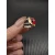 David Yurman Gold and Silver 14mm Square Red Diamond Ring