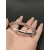 David Yurman 8mm Silver Pavé White Diamond Renaissance Band Bracelet