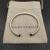 David Yurman 4mm Sterling Silver Deep Blue Sapphire Diamond Bangle Bracelet
