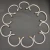 David Yurman 7mm Gold and Silver Double End Cap Blue Diamond Cable Bracelet