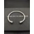 David Yurman Silver 4mm Three-Row Double End Cuff Bracelet