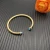 David Yurman 4mm Gold Turquoise Diamond Bangle Bracelet