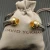 David Yurman 7mm Gold Yellow Diamond Head Gemstone Bracelet, Fits Wrist Sizes 16–20cm