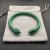 David Yurman 7mm Green Colorful Enamel Cuff Bracelet, Fits Wrist Size 16cm - 20cm