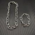David Yurman Rose Gold and Silver Madison Chain Necklace 48cm