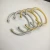 David Yurman 4mm Silver Round End Bracelet