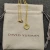 David Yurman Silver Diamond Letter R Round Pendant Necklace, Length 42cm + 3cm + 3cm