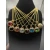 David Yurman Gold 14mm Square Red Diamond Necklace