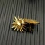 David Yurman 19mm Gold Sunburst Diamond Stud Earrings