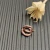 David Yurman Rose Gold 11mm Cable Mini Hoop Earrings