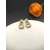 David Yurman Gold Pavé White Diamond Square Cable Drop Earrings