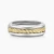 David Yurman Gold and Silver Cable Plain Ring