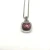 David Yurman 14mm Cushion-Cut Center Stone Necklace with Purple Pavé