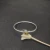 David Yurman 3mm Cable Classic Four-Point Yellow Diamond Cuff Bracelet
