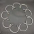 David Yurman 5mm Double Diamond End Light Green Diamond Cuff Bracelet Silver