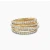 David Yurman Gold Pavé Diamond Interlocking Ring