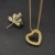 David Yurman Gold-Tone Heart Pendant Necklace