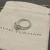 David Yurman Four-Prong Square Champagne Diamond Ring