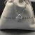David Yurman Silver Half Pavé Diamond Necklace, 3mm Chain, 50+5cm Adjustable Length