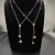 David Yurman Sterling Silver Starburst Cluster Necklace