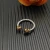 David Yurman 2.3mm Gold and Silver Renaissance Purple Diamond Pavé Ring