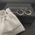 David Yurman Cable Hoop Earrings with Cylindrical Gold and Silver Accent