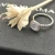 David Yurman Four-Prong Square White Diamond Ring