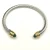 David Yurman 5mm Gold-End Deep Green Diamond Cable Cuff Bracelet
