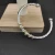 David Yurman 4mm Cable Cuff Bracelet with Rotating Curved Round End Caps