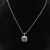 David Yurman 7mm Cushion-Cut Blue Diamond Pendant Necklace