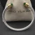 David Yurman 5mm Gold-End Deep Green Diamond Cable Cuff Bracelet