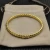 David Yurman 6.2mm Gold X-Pattern Pavé Wave Cuff Bracelet