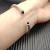 David Yurman 4mm Sterling Silver Black Diamond Bangle Bracelet
