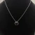 David Yurman 7mm Cable Twist Square Black Diamond Pendant Necklace, 1.5mm Chain, Length 45cm + 5cm