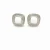 David Yurman 7mm Square White Agate Stud Earrings