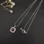 David Yurman 7mm Square Red Diamond Pendant Necklace
