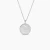 David Yurman Gold Diamond Initial G Disc Pendant Necklace
