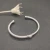 David Yurman 4mm Silver Pavé Diamond Single X Cable Bracelet