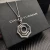 David Yurman Silver 38mm Serrated Stack Necklace
